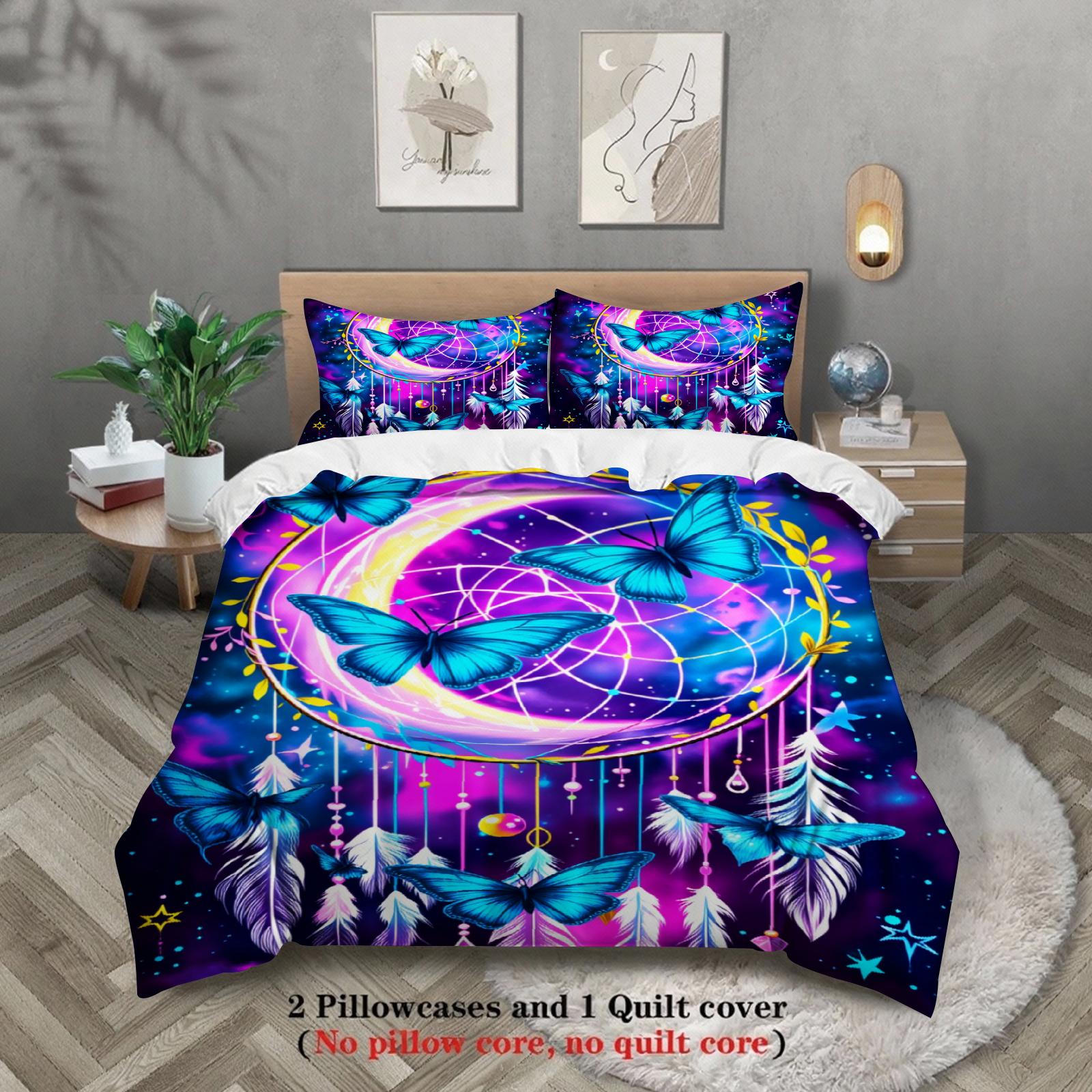 3pcs Panther And Purple Roses Bedding Sets 3D Printed Breathable Easy Care Duvet Cover Sets With Pillowcases No Filling US Twin(172x218cm)
3pcs Panther And Purple Roses Bedding Sets 3D Printed Breathable Easy Care Duvet Cover Sets With Pillowcases No Filling US Twin(172x218cm)