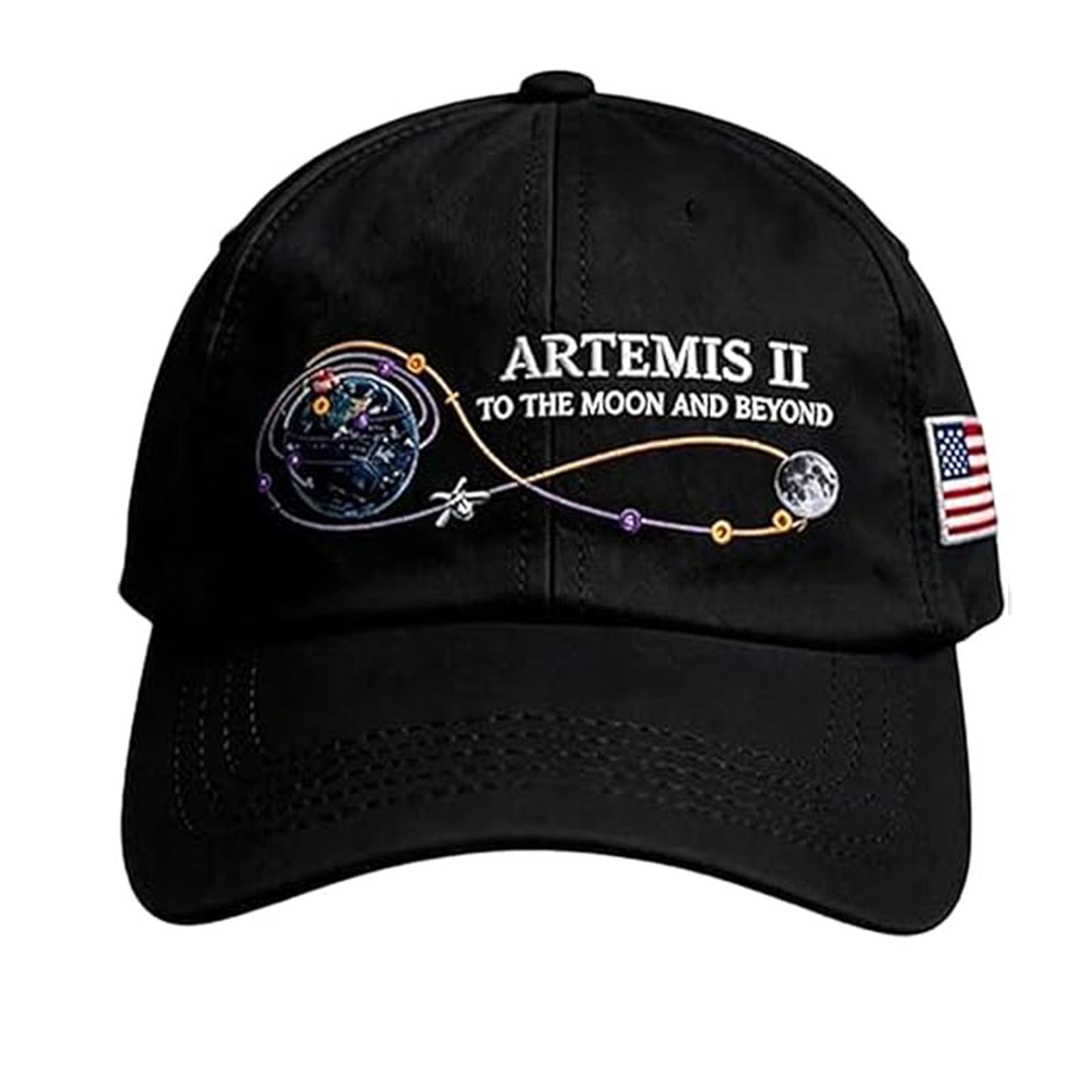 Artemis II Embroidered Digital Print Baseball Cap Adjustable Strapback Hat with Space Mission Design and Flag Patch for Men and Women One Size чёрный
Artemis II Embroidered Digital Print Baseball Cap Adjustable Strapback Hat with Space Mission Design and Flag Patch for Men and Women One Size чёрный