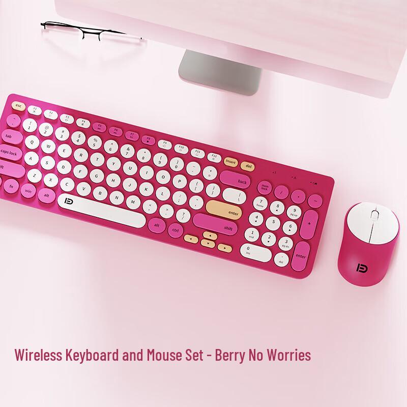 Fude IK6632 Retro Wireless Keyboard and Mouse Set
Fude IK6632 Retro Wireless Keyboard and Mouse Set