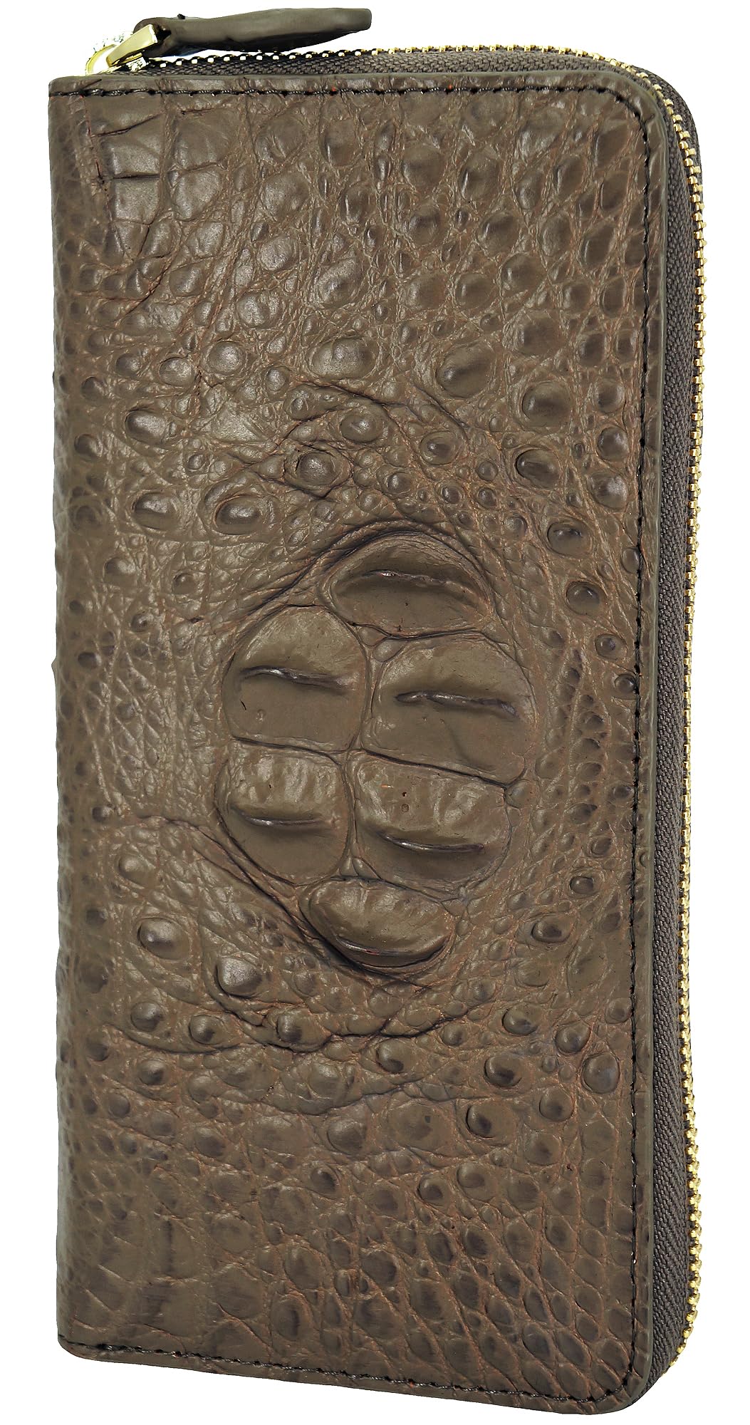 Gray Crocodile Long Wallet Wallet Long Wallet Genuine Single Piece Leather Unrivaled Crocodile Leather Crocodile Leather Genuine Leather Round Zipper сірий колір
Gray Crocodile Long Wallet Wallet Long Wallet Genuine Single Piece Leather Unrivaled Crocodile Leather Crocodile Leather Genuine Leather Round Zipper сірий колір