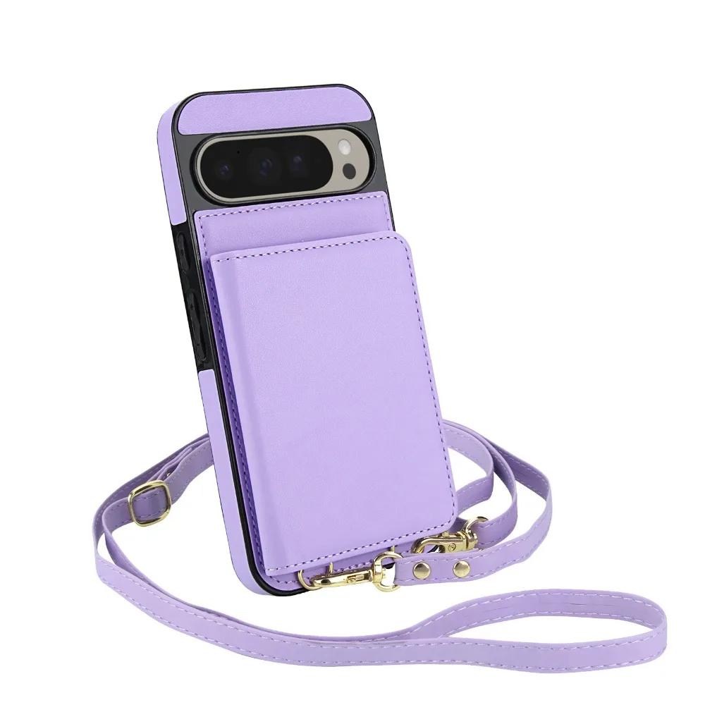 Lanyard Crossbody Leather Phone Case for Google Pixel 9 Pro XL 9a 8a Wrist Strap Wallet with RFID Blocking Card Holder Cover Google Pixel 9 светло-фиолетовый
Lanyard Crossbody Leather Phone Case for Google Pixel 9 Pro XL 9a 8a Wrist Strap Wallet with RFID Blocking Card Holder Cover Google Pixel 9 светло-фиолетовый