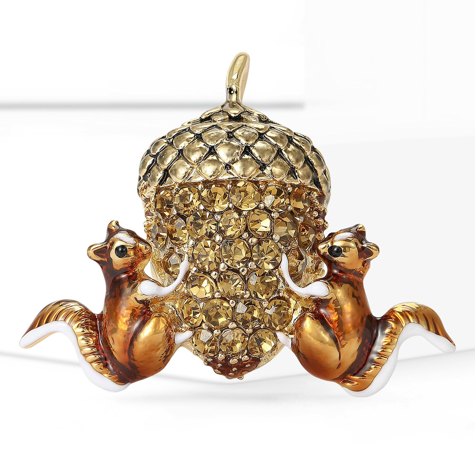 Cute Rhinestone Squirrel Brooches for Women Unisex Enamel Animal Pin Friend Event Party New Gifts Jewelry Decoration Accessories
Cute Rhinestone Squirrel Brooches for Women Unisex Enamel Animal Pin Friend Event Party New Gifts Jewelry Decoration Accessories