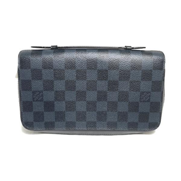 LOUIS VUITTON Damier Cobalt Zippy XL N41590 business bag Wallet Black Used
LOUIS VUITTON Damier Cobalt Zippy XL N41590 business bag Wallet Black Used