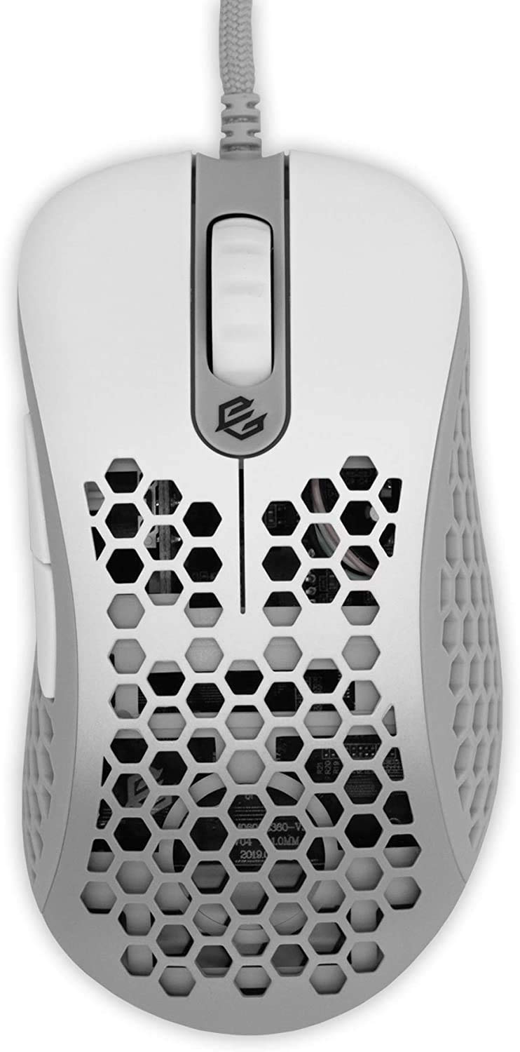 Gwolves Skoll SKL 2020 Edition 65g Ultra Light Honeycomb Design Wired RGB Gaming Mouse Up to 12000 DPI (White) (Long)
Gwolves Skoll SKL 2020 Edition 65g Ultra Light Honeycomb Design Wired RGB Gaming Mouse Up to 12000 DPI (White) (Long)