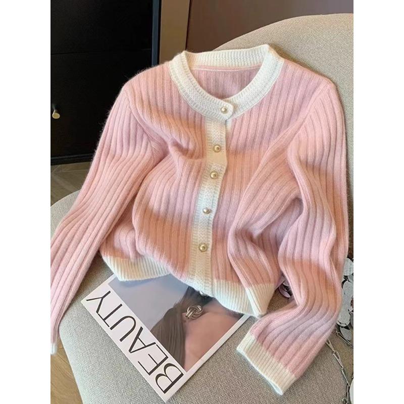 Женское розовое трикотажное пальто с круглым вырезом и золотой пряжкой, женское осенне-зимнее, милое, универсальное, мягкое, восковое L розовый
Женское розовое трикотажное пальто с круглым вырезом и золотой пряжкой, женское осенне-зимнее, милое, универсальное, мягкое, восковое L розовый