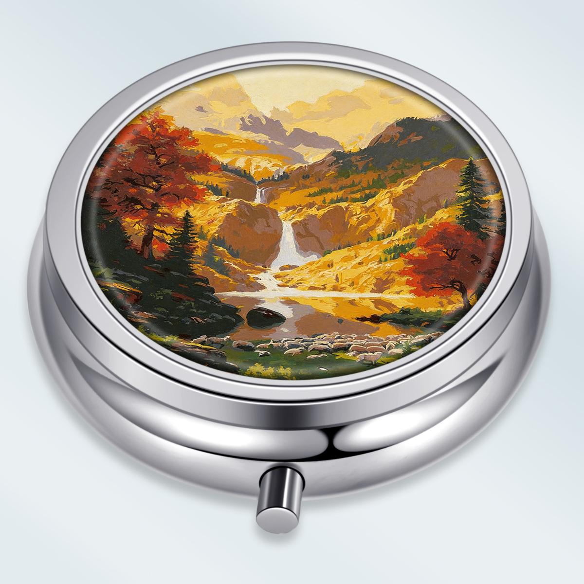 Portable Pill Box with 3 Compartments, Mini Metal Medicine Organizer Case, Cute Printed Pill Container for Vitamins, Pills, Jewelry, Travel, Daily Use різнокольоровий
Portable Pill Box with 3 Compartments, Mini Metal Medicine Organizer Case, Cute Printed Pill Container for Vitamins, Pills, Jewelry, Travel, Daily Use різнокольоровий