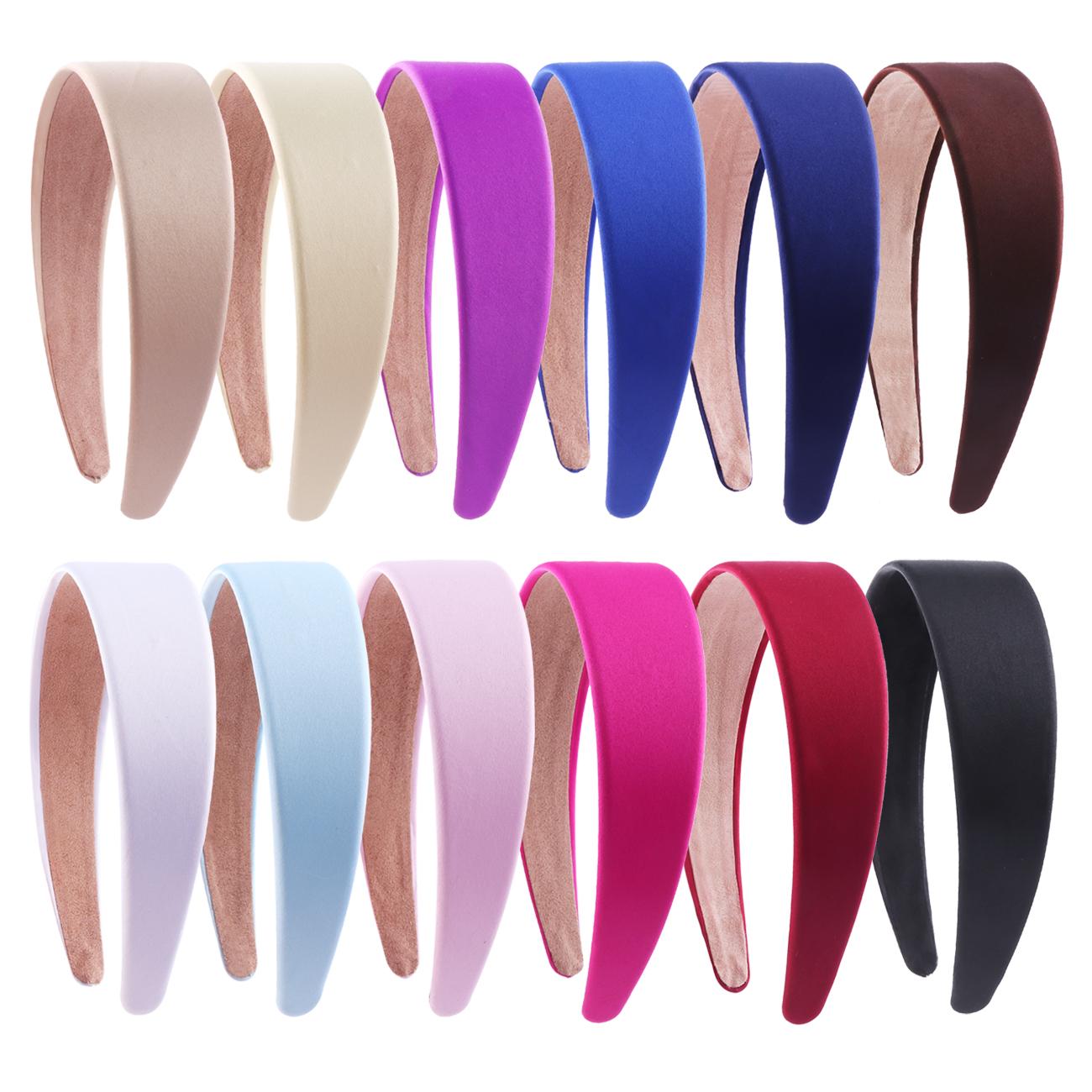 Satin Headbands 1.5in Plain Headband Non-slip Hair Headband Colorful DIY Wide Headbands for Women and Girls Hairbands
Satin Headbands 1.5in Plain Headband Non-slip Hair Headband Colorful DIY Wide Headbands for Women and Girls Hairbands