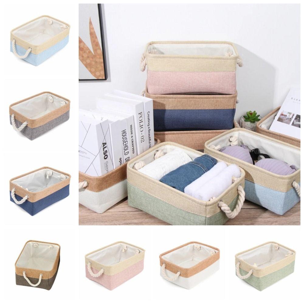 Flax Toys Storage Basket Foldable Sundries Sorting Basket Portable Laundry Hamper for Sorting
Flax Toys Storage Basket Foldable Sundries Sorting Basket Portable Laundry Hamper for Sorting