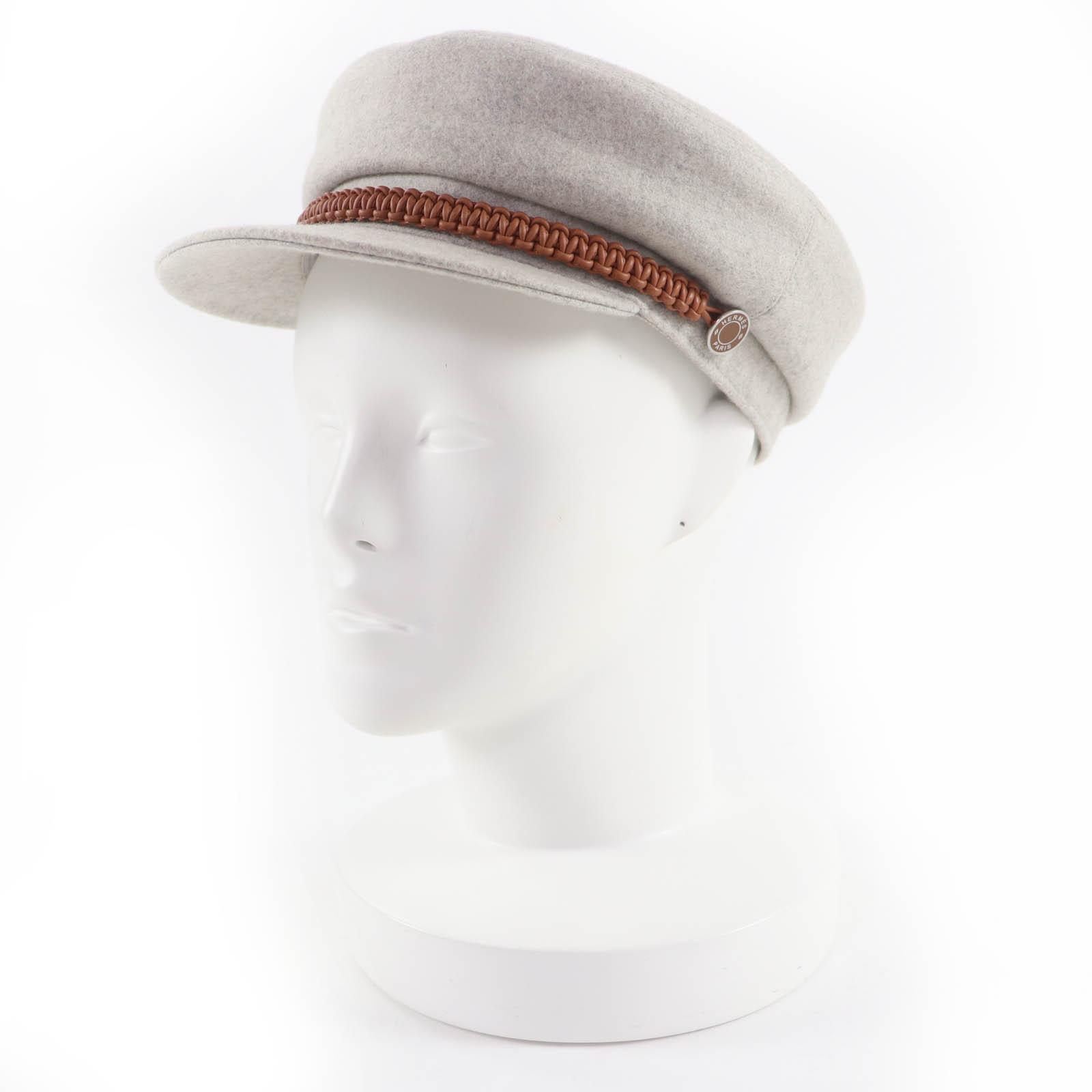 Excellent HERMES Casquette Deauville Serie Metal gray cashmere 57 H212009N Used
Excellent HERMES Casquette Deauville Serie Metal gray cashmere 57 H212009N Used