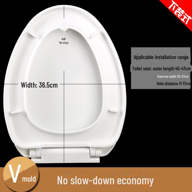 Утолщенная крышка сиденья унитаза с функцией медленного закрывания UVO для домашнего хозяйства
Утолщенная крышка сиденья унитаза с функцией медленного закрывания UVO для домашнего хозяйства