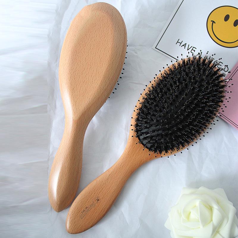 Solid Wood Boar Bristle Cushion Brush - Detangles, Straightens & Massages Scalp Round Small 5520
Solid Wood Boar Bristle Cushion Brush - Detangles, Straightens & Massages Scalp Round Small 5520