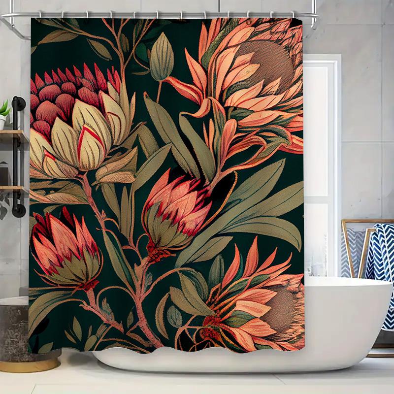 Luxury Green Floral Shower Curtain with Pink BlossomsPerfect Addition for Bathroom Decor Wall Hanging Size 72x84 (183X213cm) Whi 90x180cm
Luxury Green Floral Shower Curtain with Pink BlossomsPerfect Addition for Bathroom Decor Wall Hanging Size 72x84 (183X213cm) Whi 90x180cm