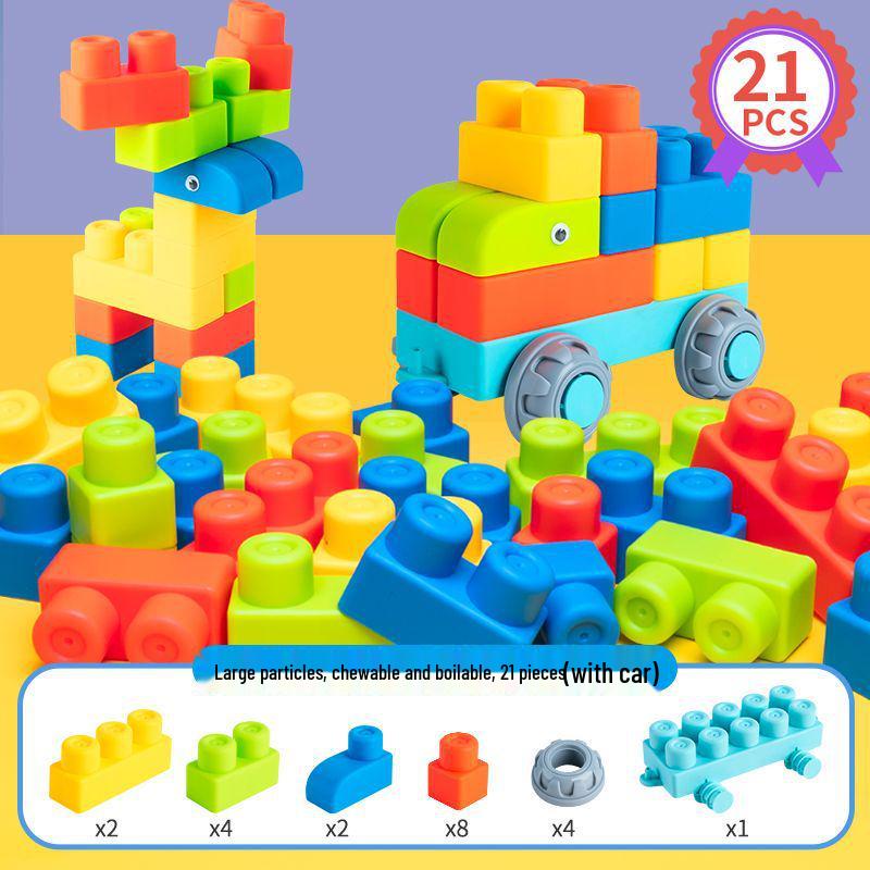 Free Shipping Water-Boilable Soft Rubber Educational Building Blocks for Kids - Large, Safe, and Fun for Boys and Girls
Free Shipping Water-Boilable Soft Rubber Educational Building Blocks for Kids - Large, Safe, and Fun for Boys and Girls