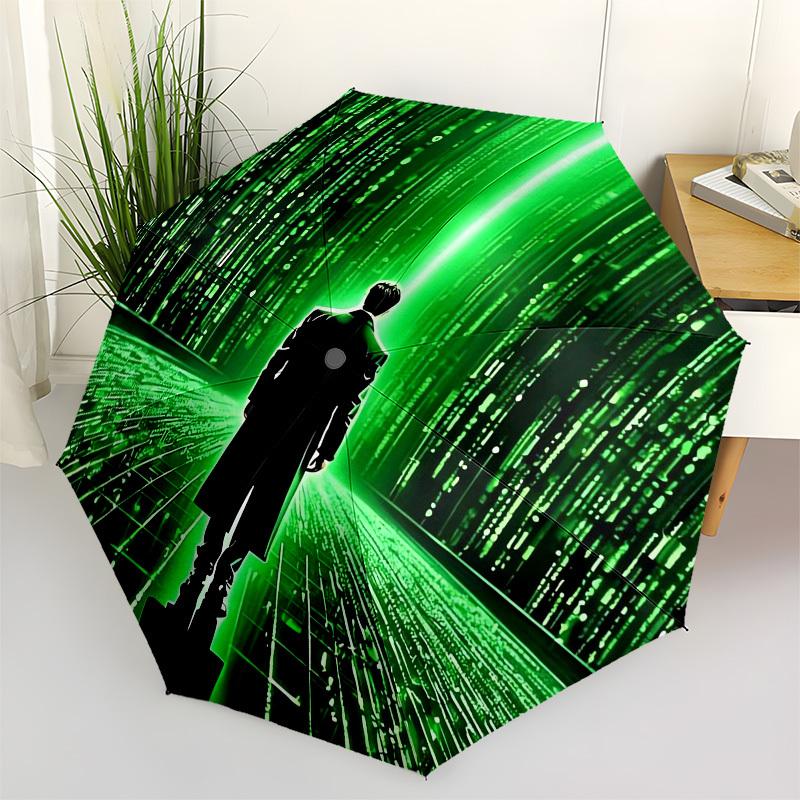 1pc Matrix Neo Green Light Umbrella with Plastic Handle,Suitable for All Seasons Travel Outdoor Multi-functional UmbrellaDCS031
1pc Matrix Neo Green Light Umbrella with Plastic Handle,Suitable for All Seasons Travel Outdoor Multi-functional UmbrellaDCS031