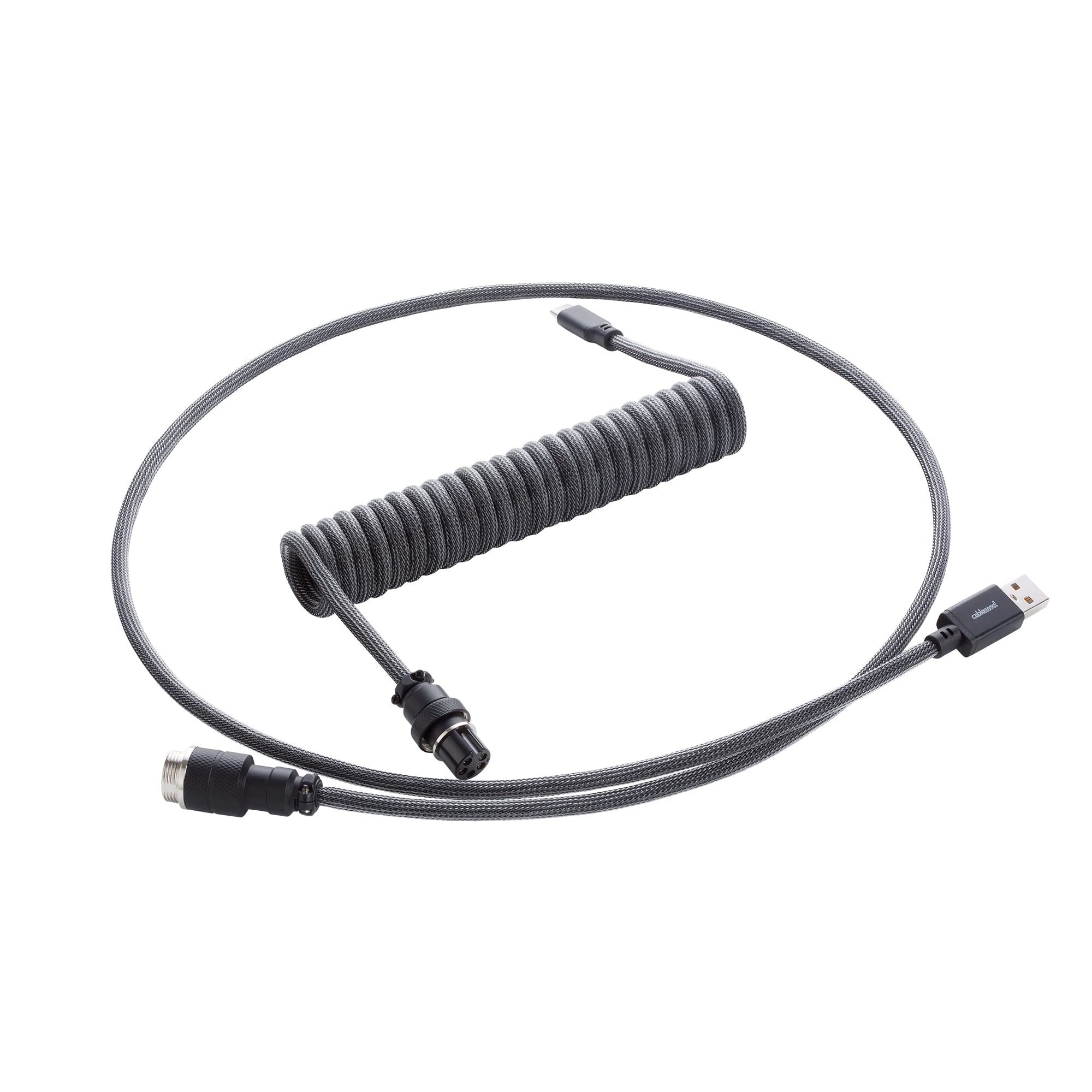 Кабель CableMod Pro Coiled Keyboard USB A to USB Type (Угольно-серый, C, 150 см)
Кабель CableMod Pro Coiled Keyboard USB A to USB Type (Угольно-серый, C, 150 см)