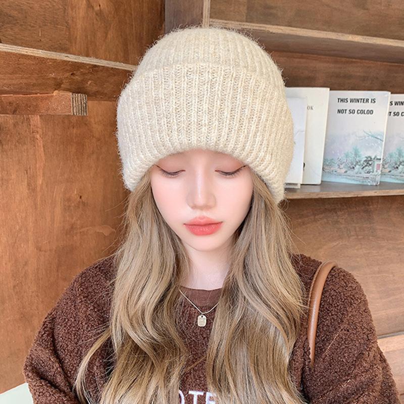 2025 season warm wool hat versatile ear protector cold hat big head circumference small face solid color knitted hat One size fits all бежевий
2025 season warm wool hat versatile ear protector cold hat big head circumference small face solid color knitted hat One size fits all бежевий