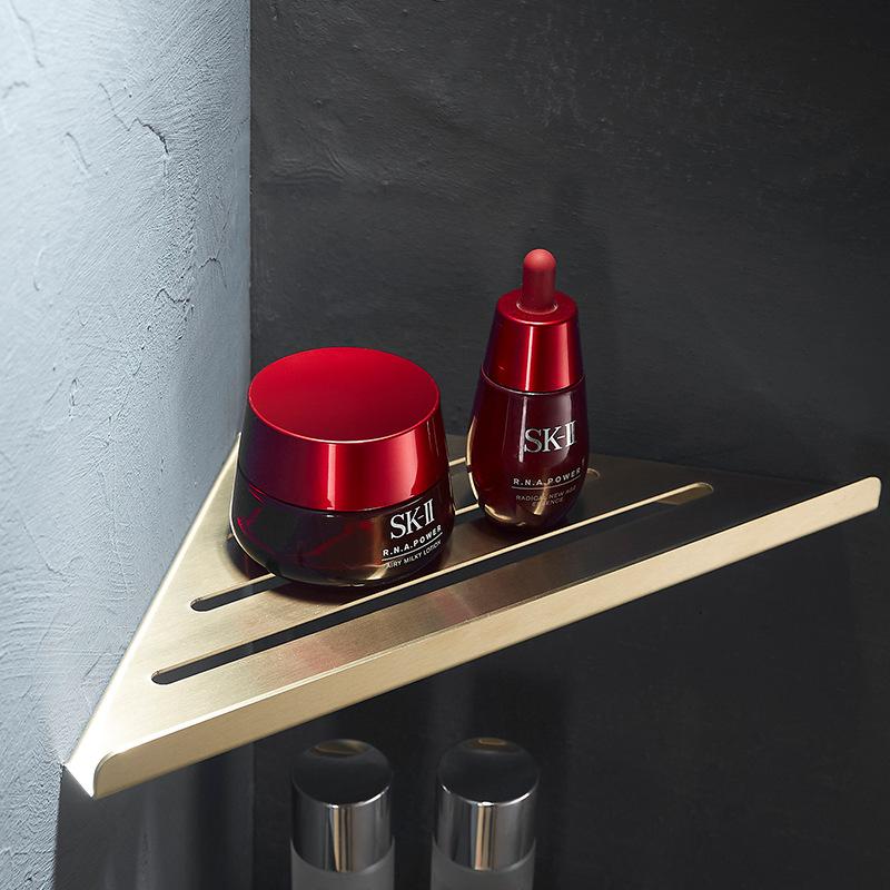 304 Stainless Steel Brushed Gold Bathroom Shelf Wall mounted Shower Storage Shelf Toilet Corner Bracket Bathroom Hardware
304 Stainless Steel Brushed Gold Bathroom Shelf Wall mounted Shower Storage Shelf Toilet Corner Bracket Bathroom Hardware