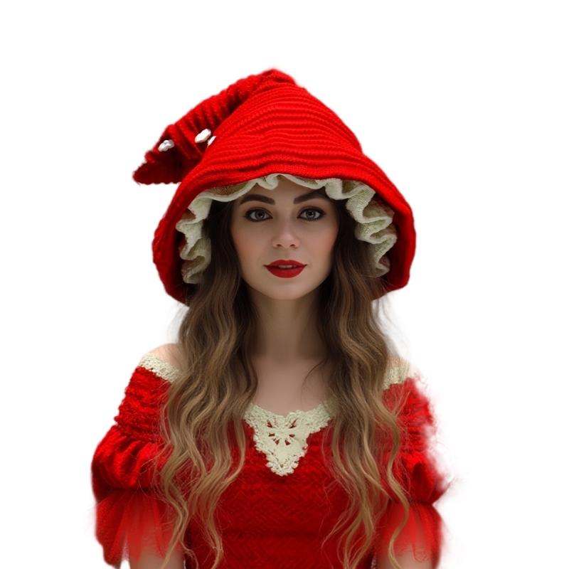 Warm Knitted Witch Hat with Long Tail Elastic Comfortable Hoodie Hat For Halloween Costume Masquerade Carnivals Dressingup красный
Warm Knitted Witch Hat with Long Tail Elastic Comfortable Hoodie Hat For Halloween Costume Masquerade Carnivals Dressingup красный