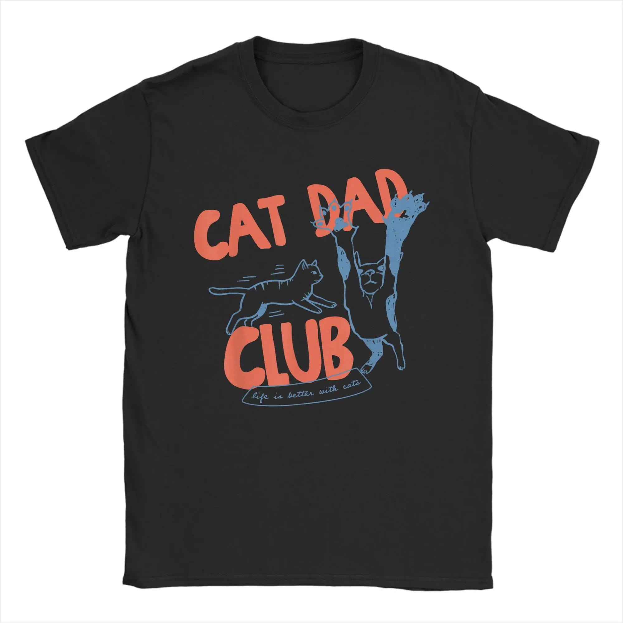 Funny Cat Dad Club Life Men s T Shirts Father s Day Pet Quote Humorous Tees Short Sleeve Crew Neck T-Shirts Cotton Clothes 4XL
Funny Cat Dad Club Life Men s T Shirts Father s Day Pet Quote Humorous Tees Short Sleeve Crew Neck T-Shirts Cotton Clothes 4XL