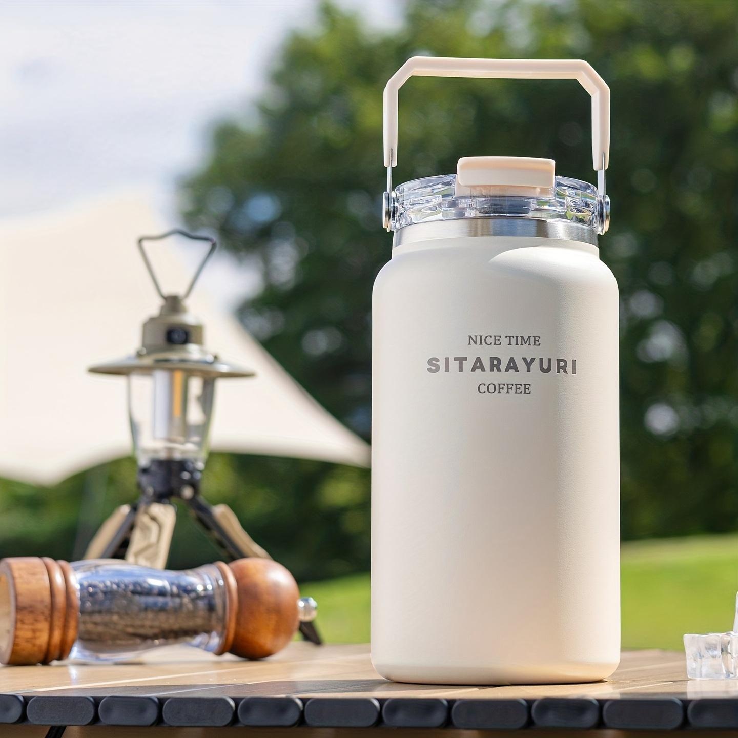 1pc Simple Large-Capacity Ice Bucket Cup 1.2L/1.5L Outdoor Stainless Steel Kettle Wide Handle One Lid Dual-Use sports Thermos 1L
1pc Simple Large-Capacity Ice Bucket Cup 1.2L/1.5L Outdoor Stainless Steel Kettle Wide Handle One Lid Dual-Use sports Thermos 1L