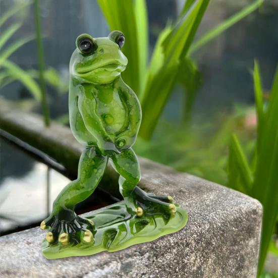 2 Pcs Peeing Frog Ornament Garden Decor Resin Standing Frog Figurine Weather-Resistant Frog Statue for Plant Pot Pond Aquarium 2pcs
2 Pcs Peeing Frog Ornament Garden Decor Resin Standing Frog Figurine Weather-Resistant Frog Statue for Plant Pot Pond Aquarium 2pcs