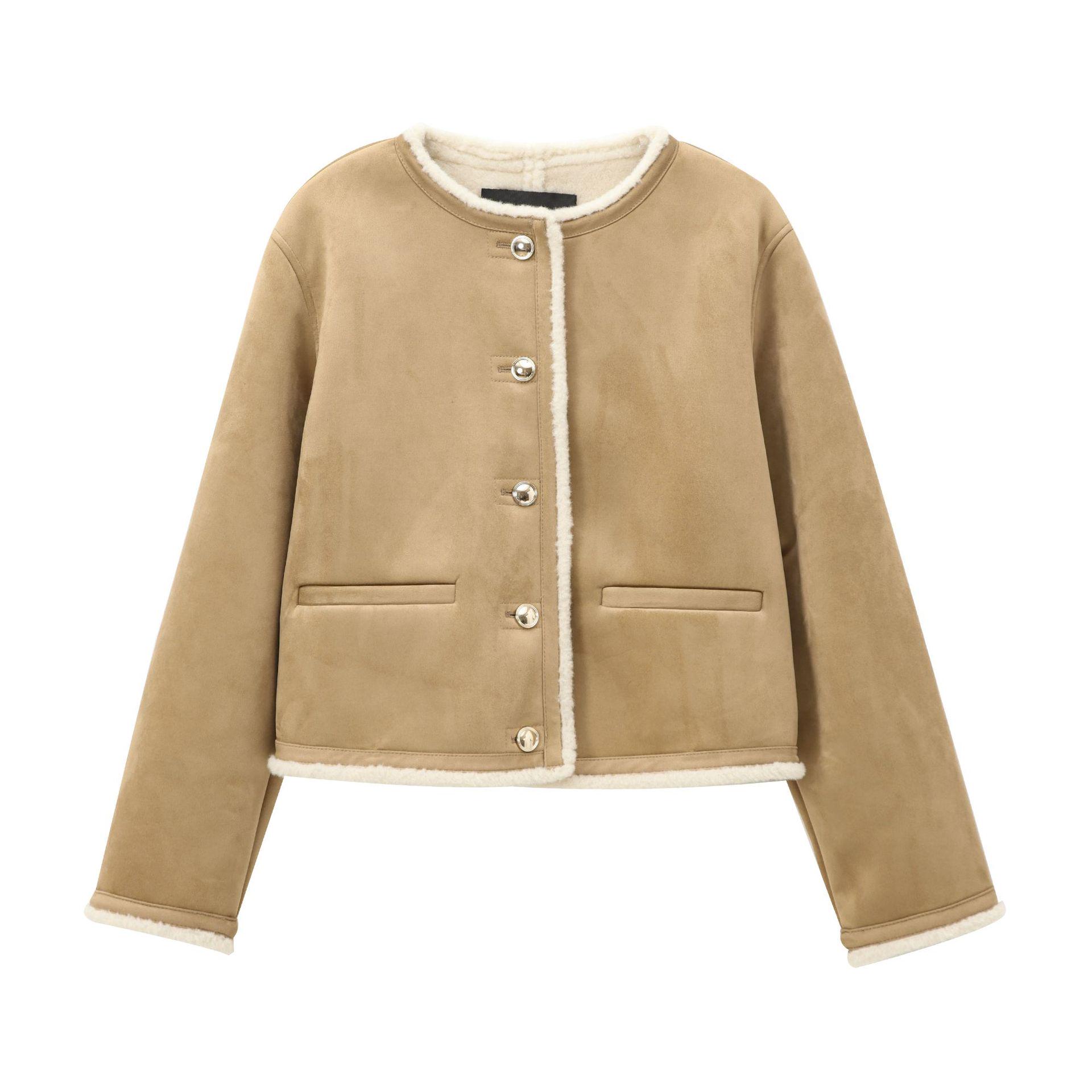 2024 High-End Fleece-Lined Gold-Button Jacket: Warm, Long-Sleeved, Short Coat for Women, Perfect for Autumn & Winter Large
2024 High-End Fleece-Lined Gold-Button Jacket: Warm, Long-Sleeved, Short Coat for Women, Perfect for Autumn & Winter Large