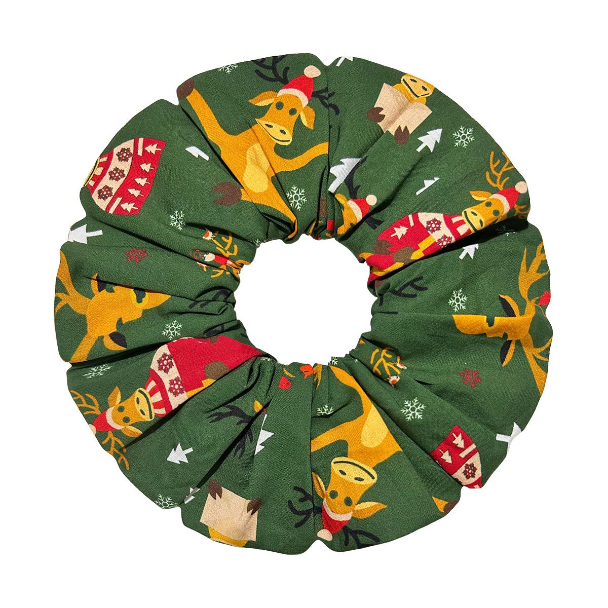 Рождественская резинка-скранчи с принтом оленей для женщин зелёный
Рождественская резинка-скранчи с принтом оленей для женщин зелёный