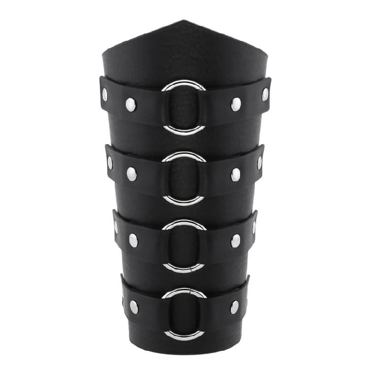 Elegance Vintage PU Leather Wrist Bracers with Round Buckle Perfect Fit for Male Female in Historical Reenactments чорний
Elegance Vintage PU Leather Wrist Bracers with Round Buckle Perfect Fit for Male Female in Historical Reenactments чорний