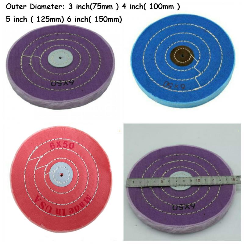 Diameter 3 - 6 Polishing wheel Wool felt Cotton Cloth Buffing Wheel Non woven Grinding Head For metal wood Iron 6 Inch blue
Diameter 3 - 6 Polishing wheel Wool felt Cotton Cloth Buffing Wheel Non woven Grinding Head For metal wood Iron 6 Inch blue