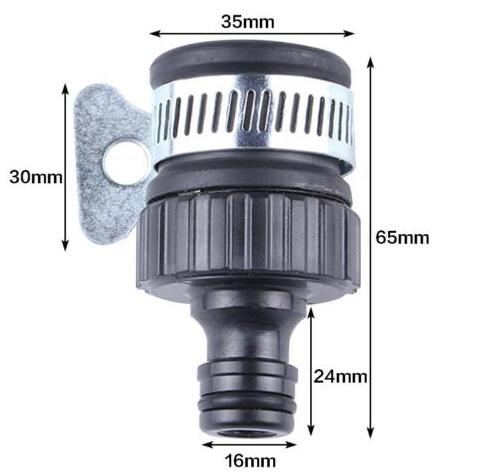 Universal Water Faucet Adapter Durable Plastic Hose Fitting Quick Connector Fitting Tap For Garden Irrigation Car Washing
Universal Water Faucet Adapter Durable Plastic Hose Fitting Quick Connector Fitting Tap For Garden Irrigation Car Washing