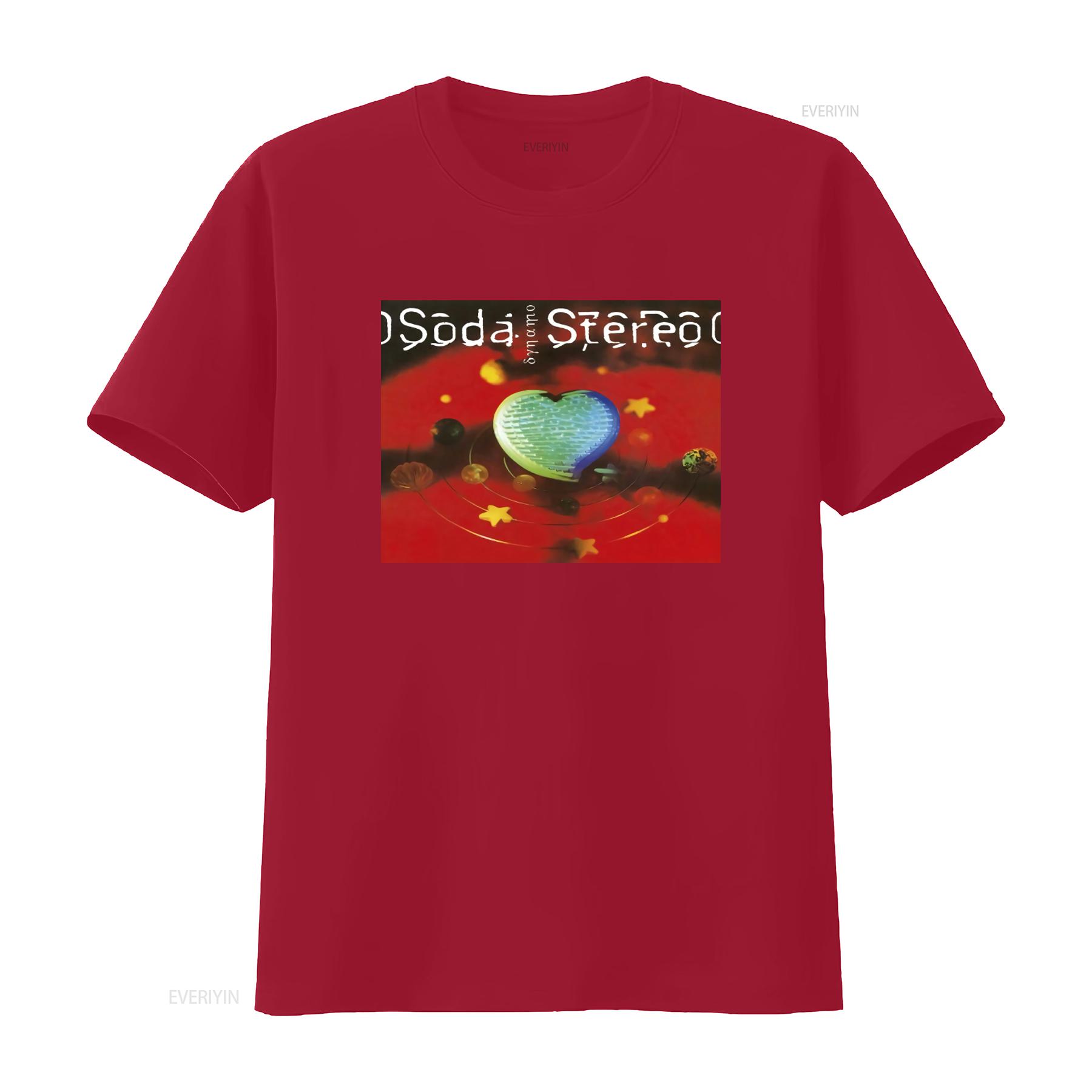 SODA STEREO T Shirt Dynamo Vinyl CD Cover Design Heart Stars Print Available in Sizes Small Medium Large or XL vintage Washed S
SODA STEREO T Shirt Dynamo Vinyl CD Cover Design Heart Stars Print Available in Sizes Small Medium Large or XL vintage Washed S