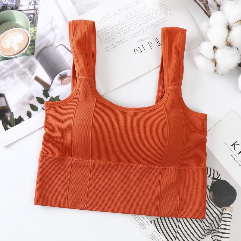 Seamless Wide Strap Square Neck Back Wrap Bandeau Top with Chest Pads – No Underwire Camisole Sports Bra for Women One Size червоний
Seamless Wide Strap Square Neck Back Wrap Bandeau Top with Chest Pads – No Underwire Camisole Sports Bra for Women One Size червоний
