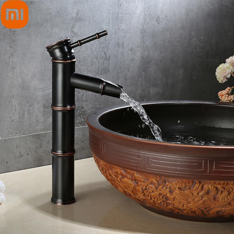 Xiaomi Antique Bathroom Basin Faucet Sink Faucet Vessel Tall Bamboo Water Tap Mixer Hot and Cold Single Hole Vintage For Outdoor Garden
Xiaomi Antique Bathroom Basin Faucet Sink Faucet Vessel Tall Bamboo Water Tap Mixer Hot and Cold Single Hole Vintage For Outdoor Garden