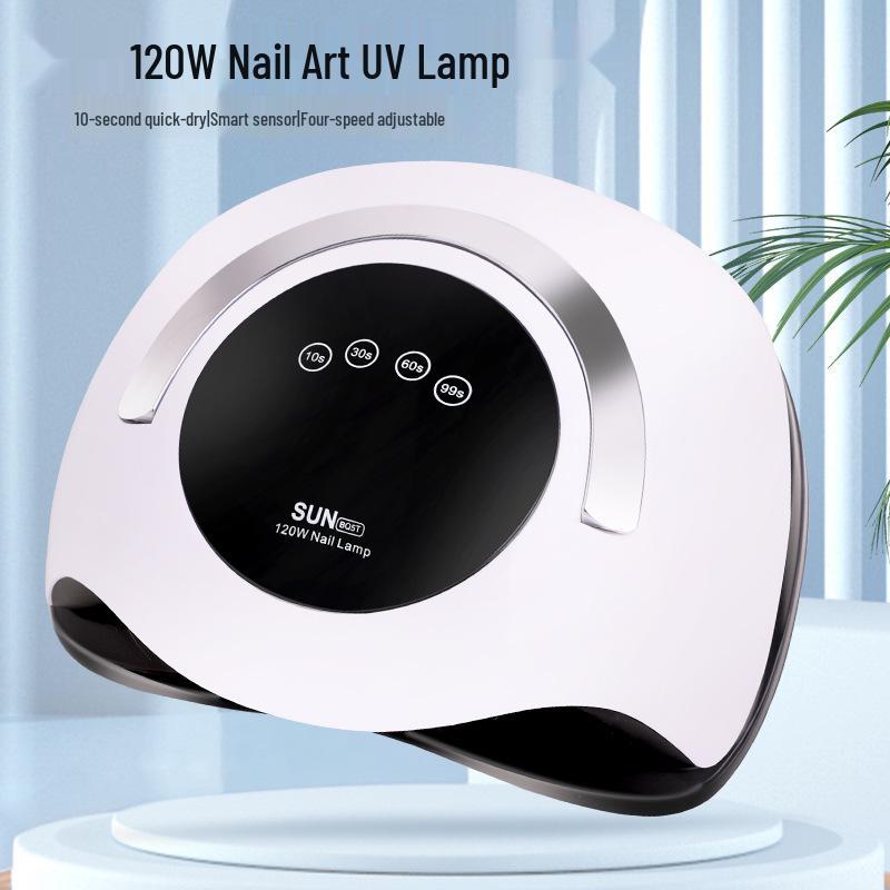 120W High-Power Portable Nail Lamp: Fast-Drying Nail Machine & Phototherapy Lamp білий
120W High-Power Portable Nail Lamp: Fast-Drying Nail Machine & Phototherapy Lamp білий