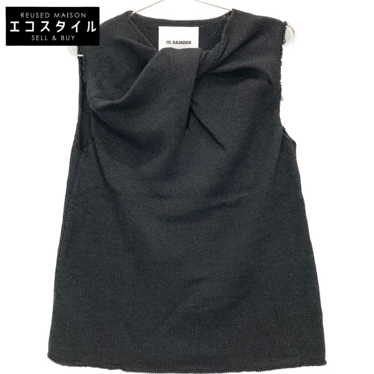JIL SANDER JSWS751308 Black Knit Sleeveless Top tops 34 blackUsed
JIL SANDER JSWS751308 Black Knit Sleeveless Top tops 34 blackUsed