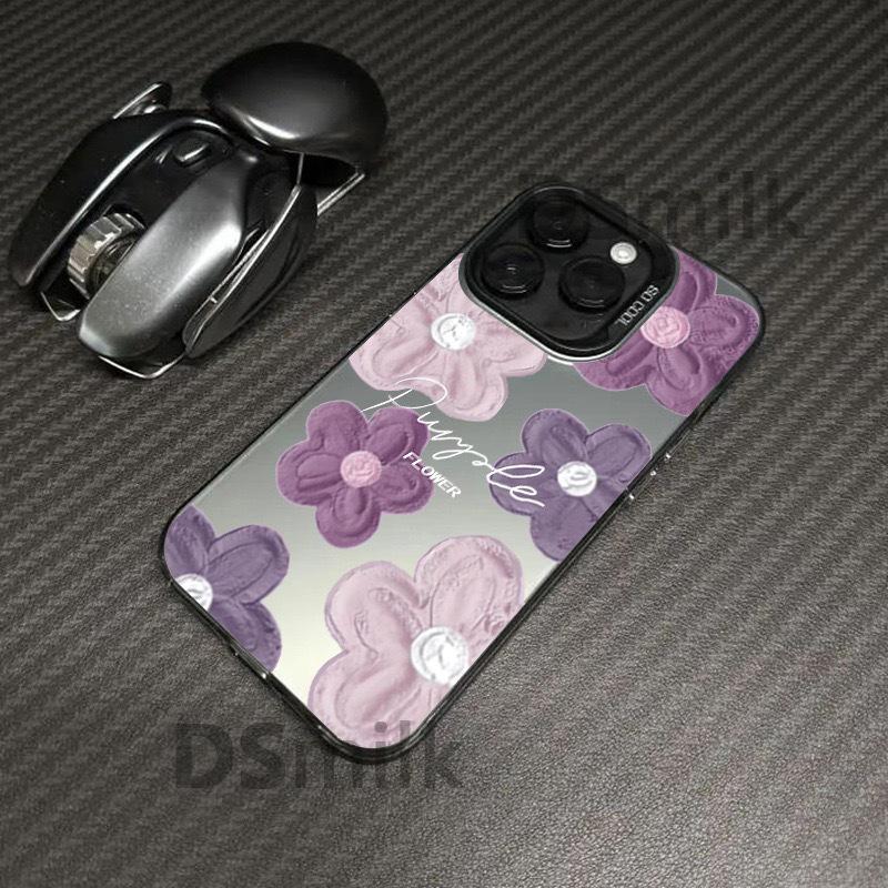 Purple Floral iPhone Case for Models 13, 14, 15 Pro, 16 Pro Max, Silver Color, Girls Edition iPhone 17 Pro Max
Purple Floral iPhone Case for Models 13, 14, 15 Pro, 16 Pro Max, Silver Color, Girls Edition iPhone 17 Pro Max
