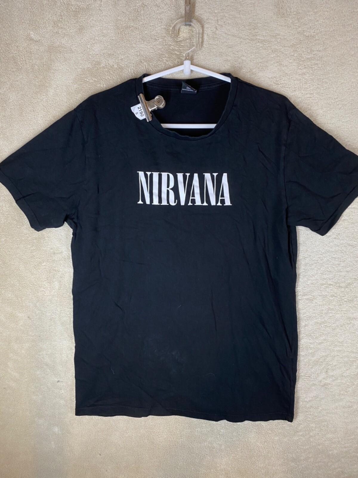 26 NIRVANA Casual T-Shirts Top Size S Womens Black Logo Short Sleeve Unisex T-Shirt XXXL
26 NIRVANA Casual T-Shirts Top Size S Womens Black Logo Short Sleeve Unisex T-Shirt XXXL