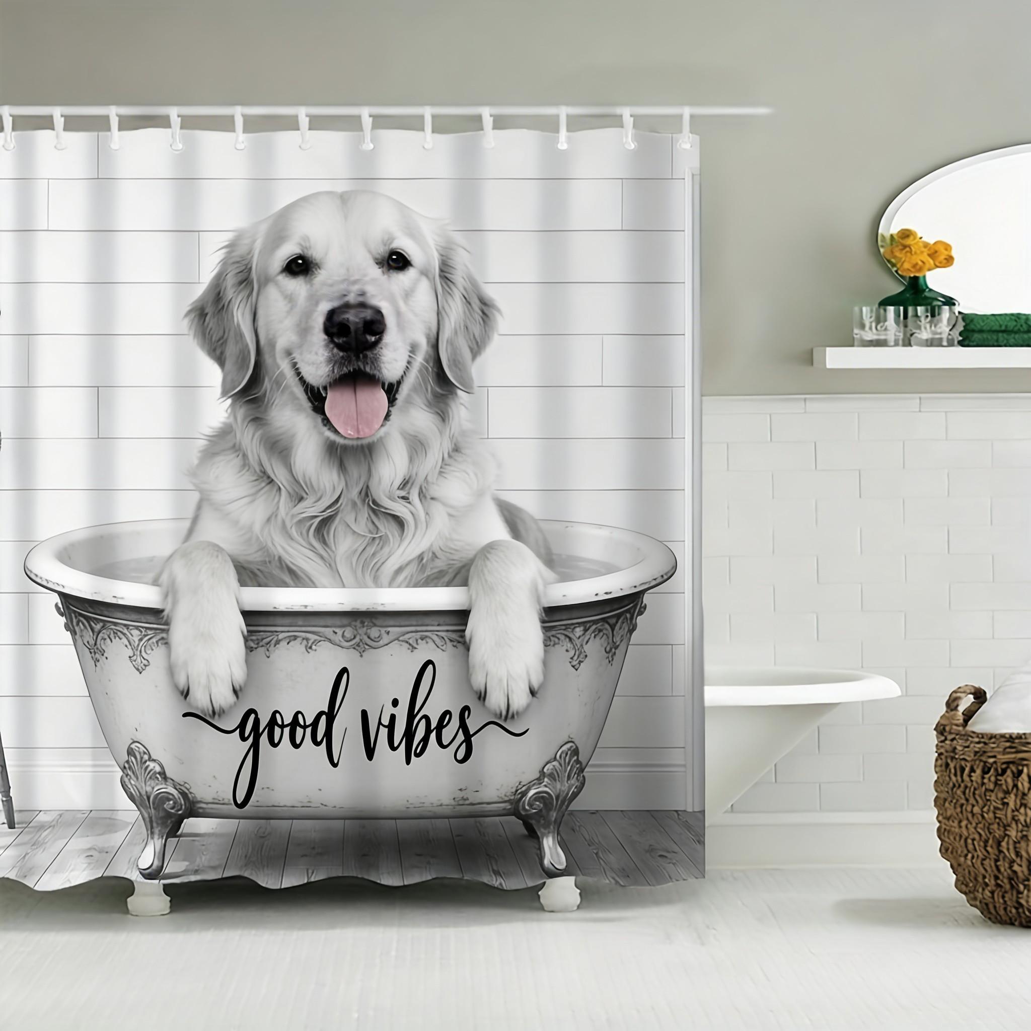 Cute Tabby Cat In Bathtub Unwind Waterproof Shower Curtain For Bathroom Decor W60H190(CM)-1 Pcs
Cute Tabby Cat In Bathtub Unwind Waterproof Shower Curtain For Bathroom Decor W60H190(CM)-1 Pcs