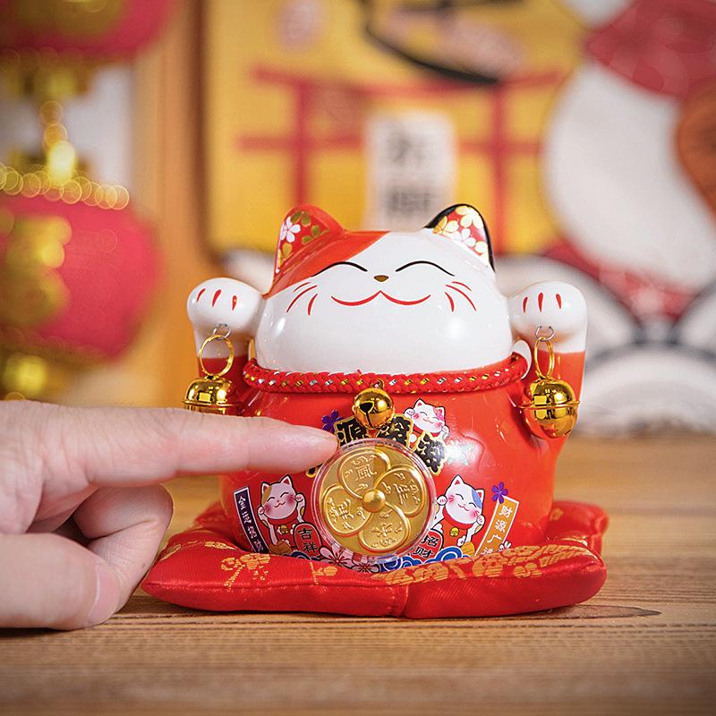 4,5-дюймовий керамічний Maneki Neko Lucky Cat Money Box Fortune Colored Cat Golden Circle Home Decoration Gift Feng Shui Figure білий
4,5-дюймовий керамічний Maneki Neko Lucky Cat Money Box Fortune Colored Cat Golden Circle Home Decoration Gift Feng Shui Figure білий