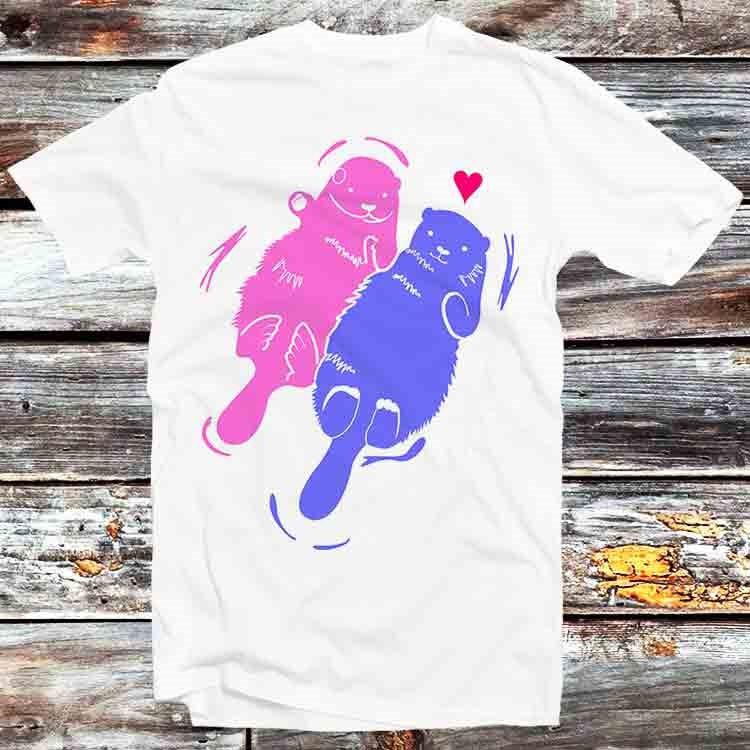 Pink Blue Otter Couple You re My Other Half Soulmate The Lovers T Shirt B974 4XL
Pink Blue Otter Couple You re My Other Half Soulmate The Lovers T Shirt B974 4XL