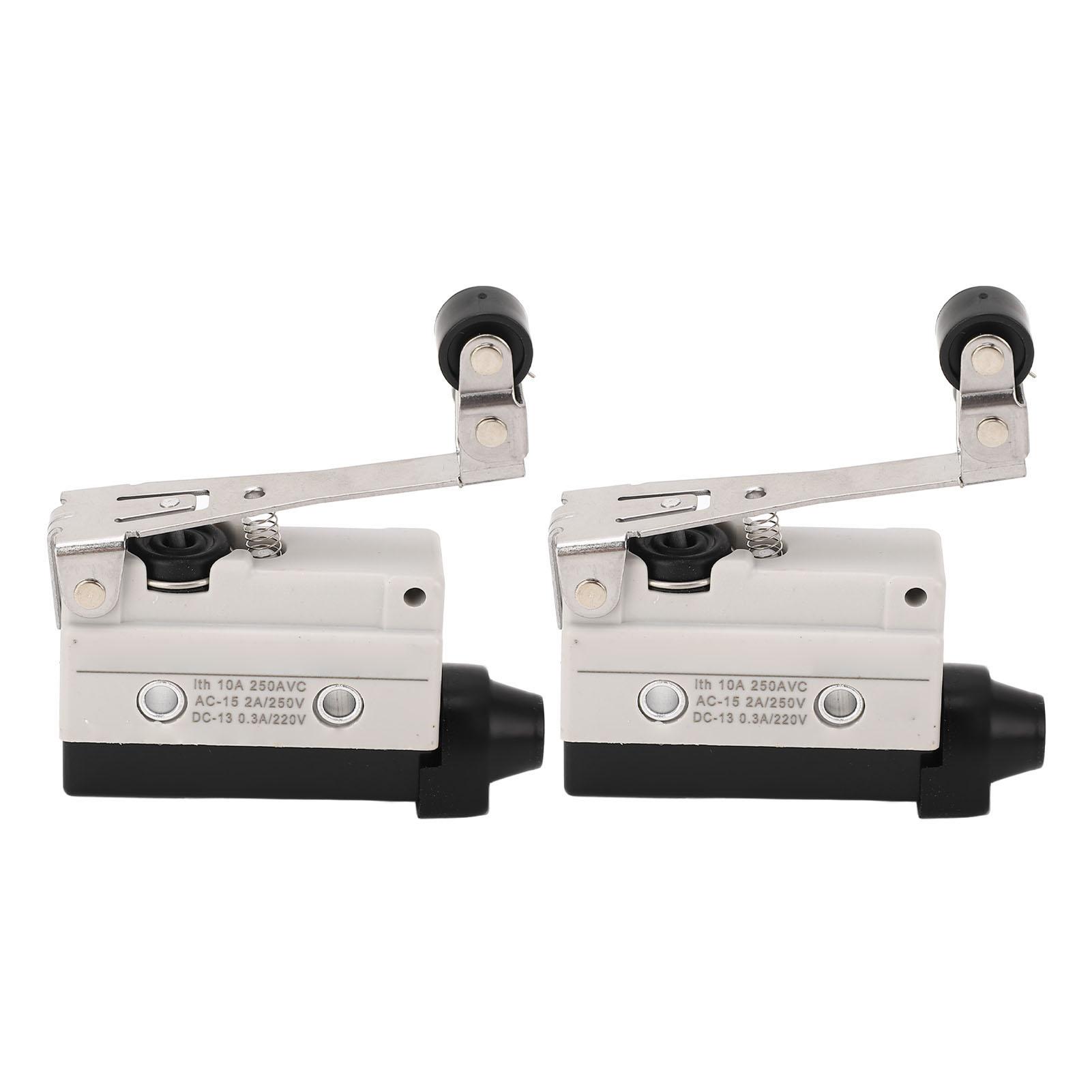 2Pcs Micro Limit Switch Roller Lever 200OF 60RF 11PT 3OT 2.4MD 50+1.2OP NO+NC 250V AC for Machine
2Pcs Micro Limit Switch Roller Lever 200OF 60RF 11PT 3OT 2.4MD 50+1.2OP NO+NC 250V AC for Machine