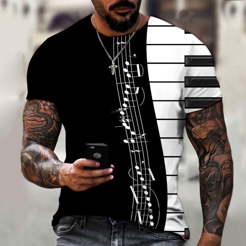 Piano 3D Print T-Shirt Short Sleeve Piano 3D Print Crew Neck T-shirt Short Sleeves LHC-1894 5XL
Piano 3D Print T-Shirt Short Sleeve Piano 3D Print Crew Neck T-shirt Short Sleeves LHC-1894 5XL