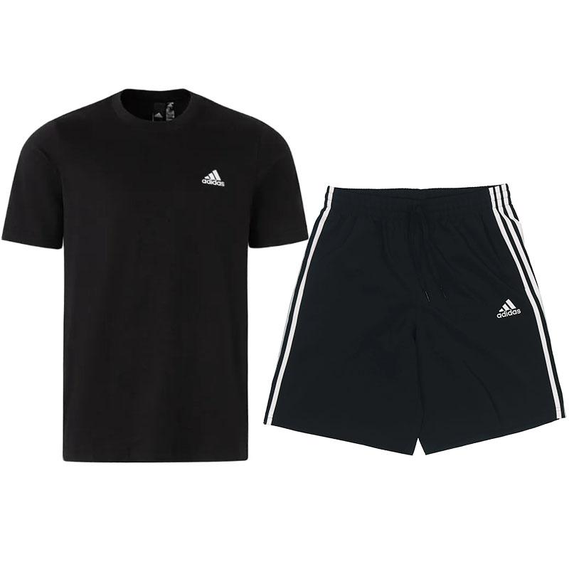 Adidas Retro Versatile Simple Solid Color Logo Print Short Sleeve T-Shirt And Striped Drawstring Shorts Casual Sports Set Unisex sets IT4339+GL0022 L
Adidas Retro Versatile Simple Solid Color Logo Print Short Sleeve T-Shirt And Striped Drawstring Shorts Casual Sports Set Unisex sets IT4339+GL0022 L