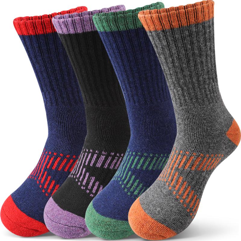 4 Pairs Women s Thick Soft Wool Crew Socks Thermal Cozy Sports Mid Calf Socks Unisex Autumn Winter Suitable for Outdoor Hiking One Size
4 Pairs Women s Thick Soft Wool Crew Socks Thermal Cozy Sports Mid Calf Socks Unisex Autumn Winter Suitable for Outdoor Hiking One Size
