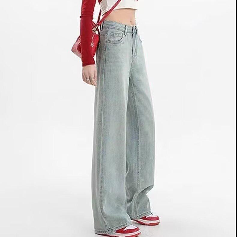 Light Ripped High-Waist Wide-Leg Jeans for Women - Spring/Summer 2026 Collection, Loose Casual Fit, Floor-Length. 2XL синій
Light Ripped High-Waist Wide-Leg Jeans for Women - Spring/Summer 2026 Collection, Loose Casual Fit, Floor-Length. 2XL синій