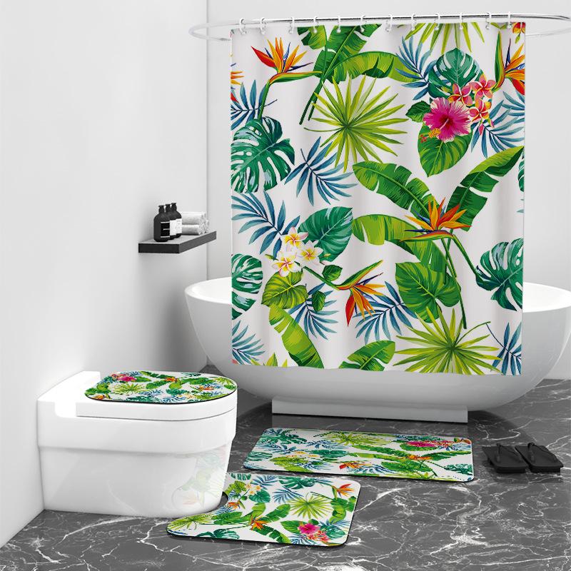 Пальмовый лист цифровой печати занавеска для душа ванная комната водонепроницаемый декор для ванной комнаты W90cm*L180cm
Пальмовый лист цифровой печати занавеска для душа ванная комната водонепроницаемый декор для ванной комнаты W90cm*L180cm