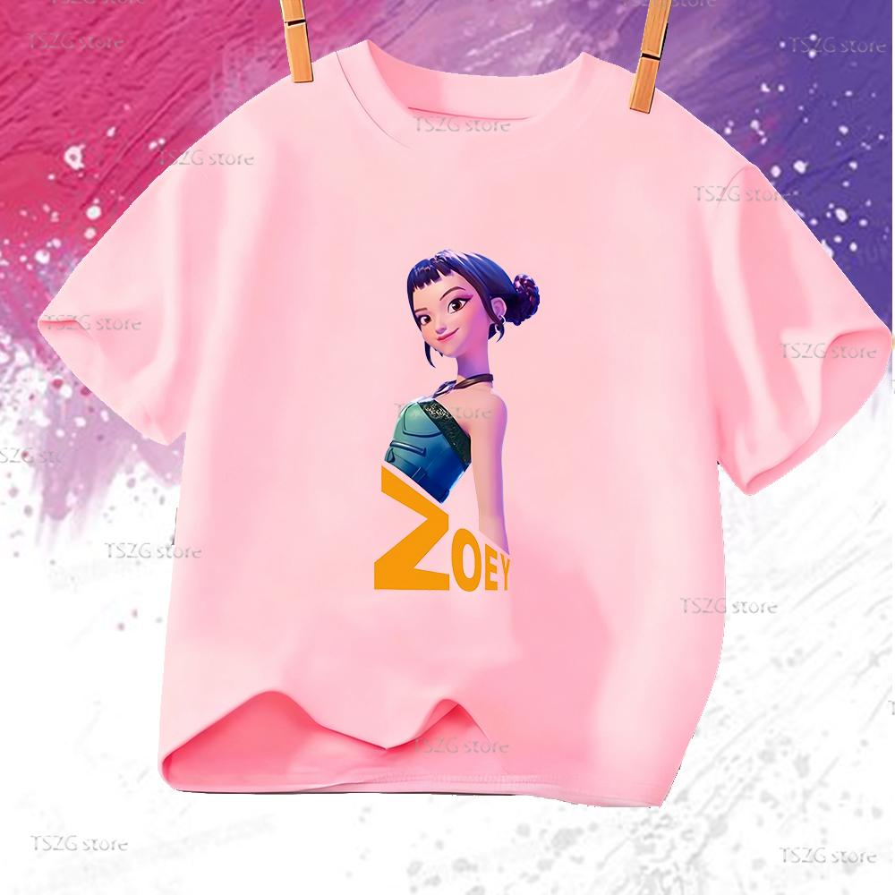 Summer Kpop Demon Hunters ZOEY Cartoon Children T-Shirt Kids Girl Boy T Shirt Hot Movie Print Cute Baby Tee Top Fan Clothing 160
Summer Kpop Demon Hunters ZOEY Cartoon Children T-Shirt Kids Girl Boy T Shirt Hot Movie Print Cute Baby Tee Top Fan Clothing 160