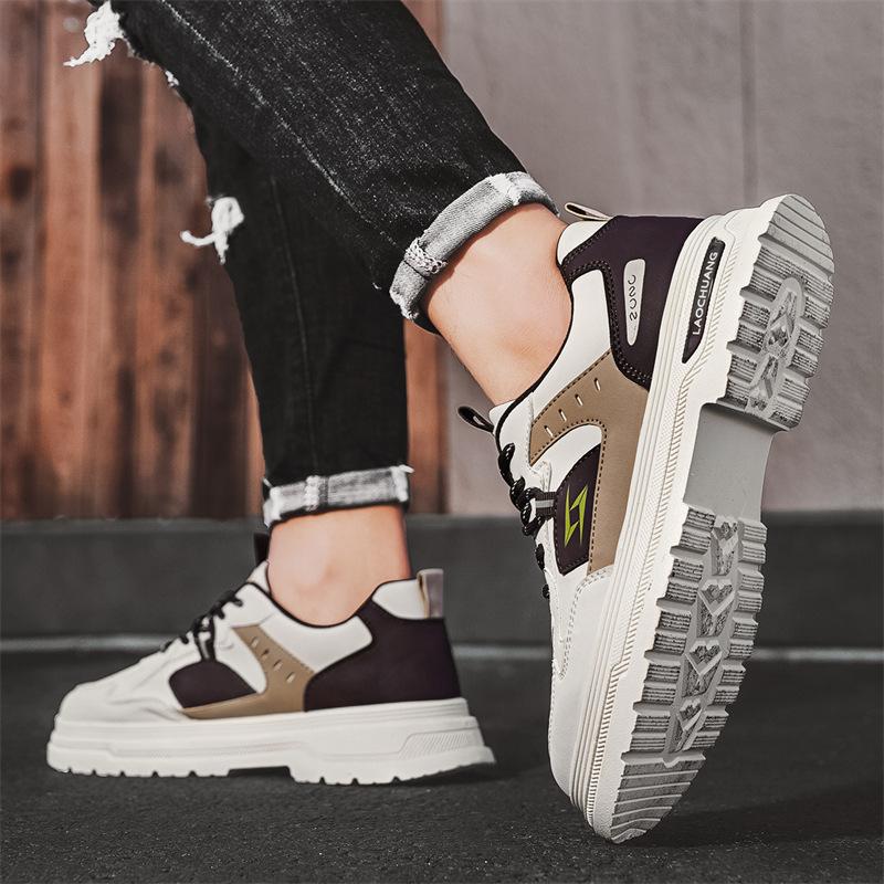 2025 autumn new men s leather leather splicing outdoor Martin shoes platform heightening casual versatile lace-up men s shoes 39
2025 autumn new men s leather leather splicing outdoor Martin shoes platform heightening casual versatile lace-up men s shoes 39