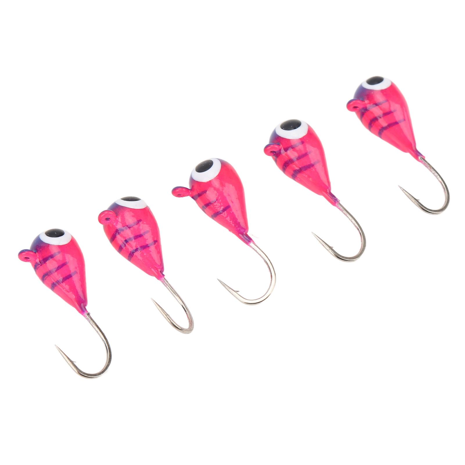 5Pcs Winter Ice Fishing Jigs Ice Fishing Lures High Carbon Steel Micro Fish Hooks Gear Tackle 5MM
5Pcs Winter Ice Fishing Jigs Ice Fishing Lures High Carbon Steel Micro Fish Hooks Gear Tackle 5MM