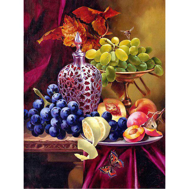 DIY 5D алмазная живопись Фруктовый праздник Алмазная мозаика наборы крестиков украшение дома полная круглая алмазная вышивка Round 40x50cm
DIY 5D алмазная живопись Фруктовый праздник Алмазная мозаика наборы крестиков украшение дома полная круглая алмазная вышивка Round 40x50cm